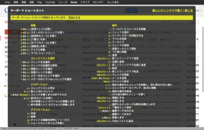 Google Appsやgmailでキーボードショートカットの一覧を呼び出す Pc Cafe パソコン モバイル活用 プログラミング ピーシーカフェ