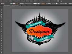 イラストレーター基礎の基礎「ロゴをデザインする方法」その5・図形に効果を設定<5/6> イラストレーターCC Illustrator CC