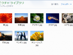 画像ファイルのサムネイル(縮小画面)が正常に表示されなくなった