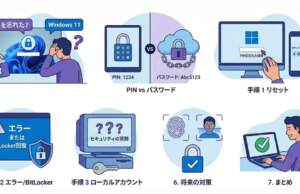【Windows11】PINコードを忘れた!初期化なしでログインする完全手順