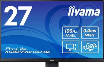 iiyamaの低価格の大型27インチモニタで作業効率アップ!