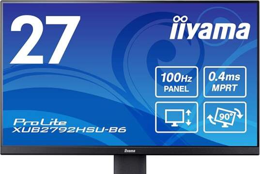 iiyamaの低価格の大型27インチモニタで作業効率アップ!